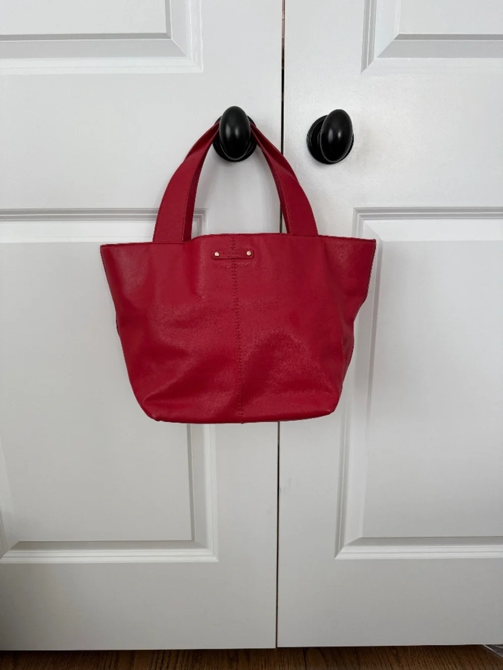 kate spade Red Leather Tote Bag NWOT $350 with dust bag
